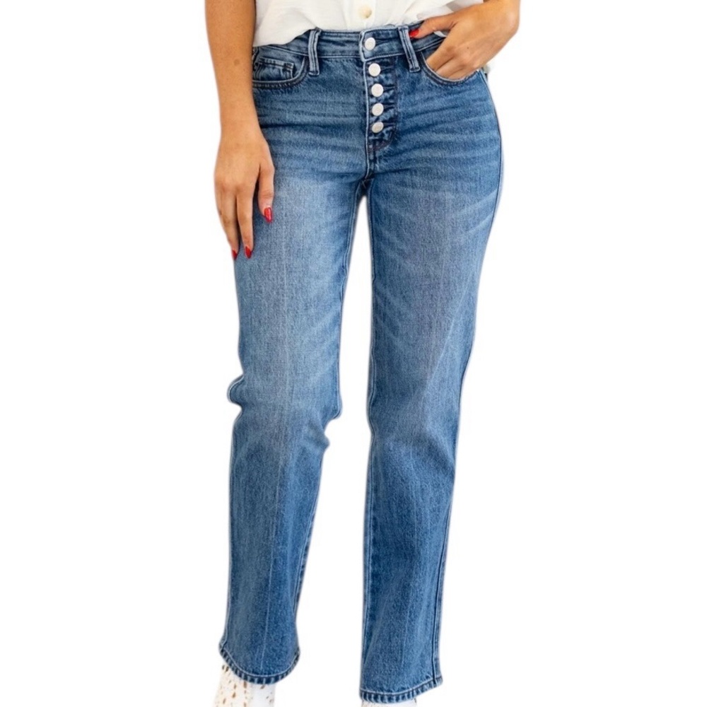Judy Blue Women's Straight Leg Jeans - Size 9 - Picture 12 of 12